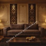 Κλασικό σαλόνι ALBERGO – τριθέσιο και διθέσιο με επιλογές υφασμάτων