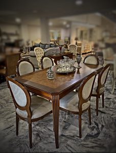 Κλασική τραπεζαρία Sylver – Κλασικά έπιπλα Αρζουμανίδης