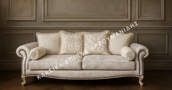 Κλασικά έπιπλα Αρζουμανίδης – Κλασικά σαλόνια Εξαιρετικά χειροποίητα κλασικά έπιπλα από το 1968