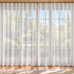 Λεπτή κουρτίνα ΒΚ-2110 στο παράθυρο – ενδεικτική ψηφιακή απεικόνιση