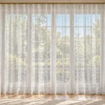 Κουρτίνα ΔΑΝ 0421 στο παράθυρο – ενδεικτική ψηφιακή απεικόνιση