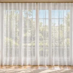 Κουρτίνα Ε7101 στο παράθυρο – ενδεικτική ψηφιακή απεικόνιση